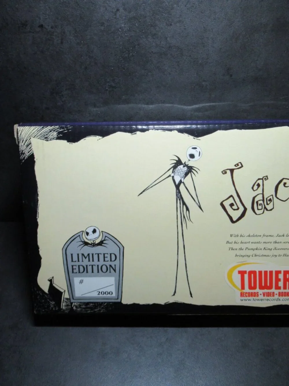 NIB VTG NIGHTMARE BEFORE CHRISTMAS Jack 4 Figurine Set JUN Planning N-162 (B)